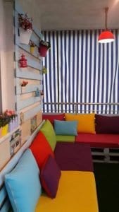 Küçük Balkon Dekorasyonu İçin Örnekler - Resim 61