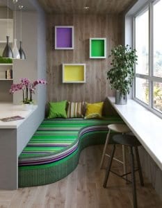Küçük Balkon Dekorasyonu İçin Örnekler - Resim 63