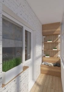 Küçük Balkon Dekorasyonu İçin Örnekler - Resim 71