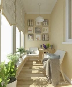 Küçük Balkon Dekorasyonu İçin Örnekler - Resim 76