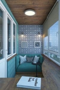 Küçük Balkon Dekorasyonu İçin Örnekler - Resim 82