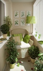 Küçük Balkon Dekorasyonu İçin Örnekler - Resim 98