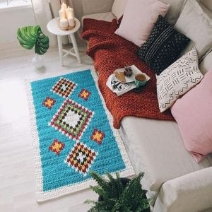 Örgü Halı Modelleri - Resim 46