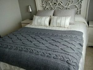 Örgü Yatak Örtüsü Modelleri - Resim 14