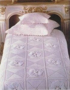 Örgü Yatak Örtüsü Modelleri - Resim 1