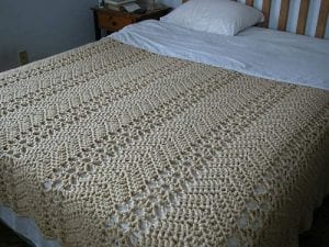 Örgü Yatak Örtüsü Modelleri - Resim 45
