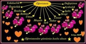 24 Kasım Öğretmenler Günü Panosu ve Resimleri - Resim 10