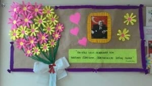24 Kasım Öğretmenler Günü Panosu ve Resimleri - Resim 28