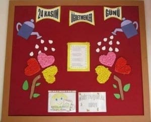 24 Kasım Öğretmenler Günü Panosu ve Resimleri - Resim 3