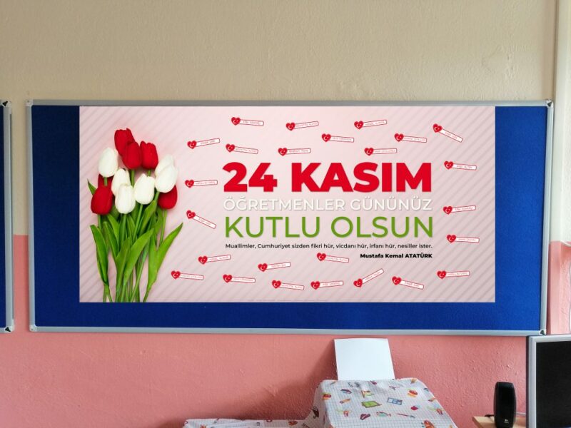 24 Kasım Öğretmenler Günü Panosu ve Resimleri 45