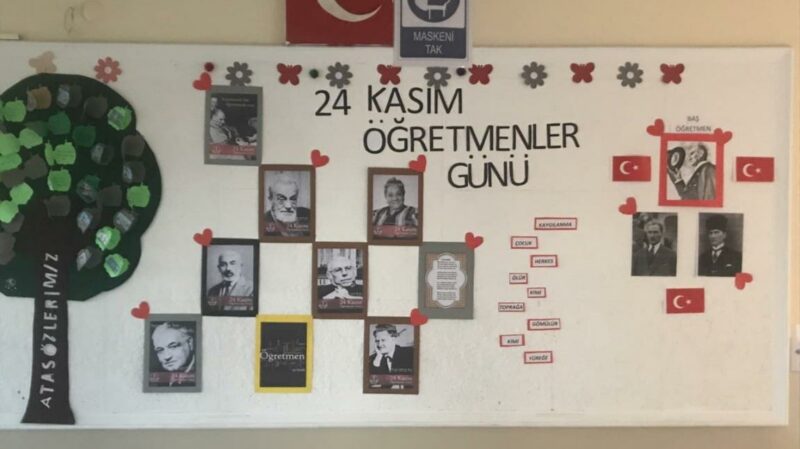 24 Kasım Öğretmenler Günü Panosu ve Resimleri 48