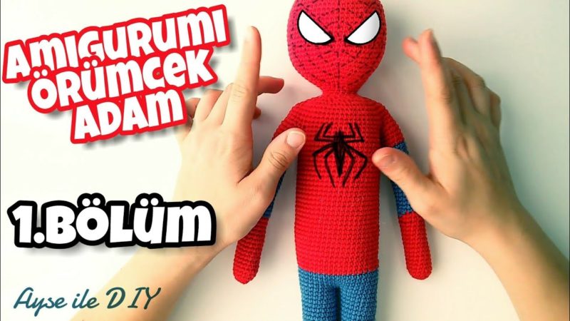 Amigurumi Spiderman Örümcek Adam 3