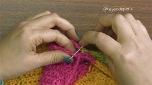 Tek Parça Kapitone Hırka Yapımı - Bolero Hırka Yapımı 9