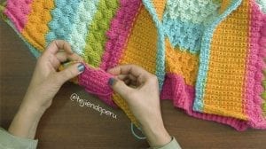 Tek Parça Kapitone Hırka Yapımı - Bolero Hırka Yapımı 10