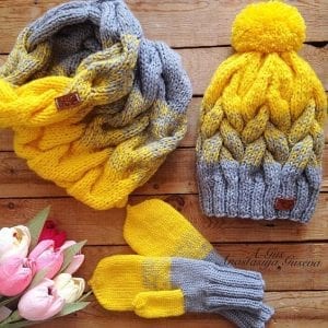 Örgü Atkı Şapka Modelleri - Resim 87