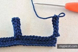 Tığ İşi Tuğla Örgü Modeli Yapılışı - Resim 9