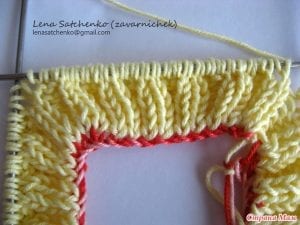 Yakadan Başlama Örgü Çocuk Elbisesi - Resim 15