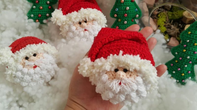 Amigurumi Noel Baba Anahtarlık 2