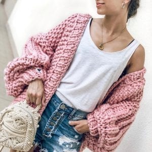 1 Düz 1 Ters Balon Hırka Yapılışı - Resim 7