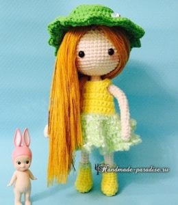 Amigurumi Örgü Saç Yapımı - Resim 6