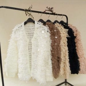 Pullu Kürk Hırka Yapılışı - Resim 12