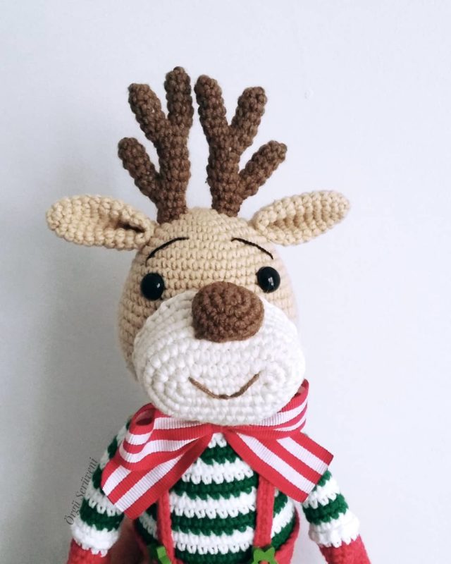 Amigurumi Geyik Tarifi Yapımı 15