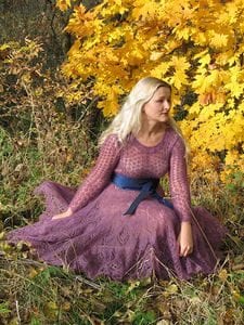 Angora Örgü Elbise Modelleri 116