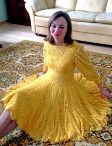 Angora Örgü Elbise Modelleri 118