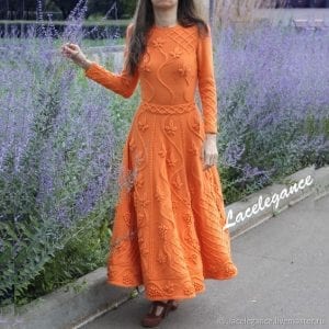 Angora Örgü Elbise Modelleri 119