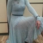 Angora Örgü Elbise Modelleri 33