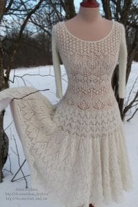 Angora Örgü Elbise Modelleri 84