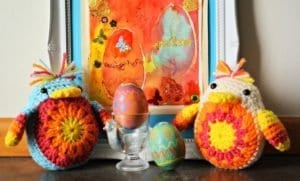 Motifli Örgü Kuş Yapımı - Resim 9
