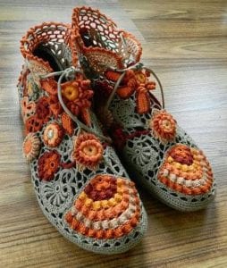 Örgü Ayakkabı Modelleri - Resim 20