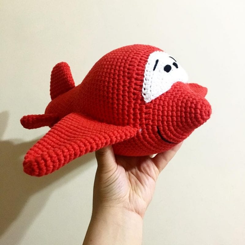 Örgü Uçak Yapımı Amigurumi