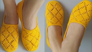 Örgü Dantel Ayakkabı Yapımı 3