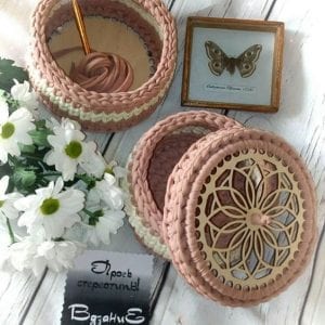 Penye İpten Sepet Örnekleri - Resim 23