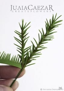 Evadan Yapay Çam Dalı Yapılışı - Resim 11