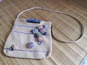 Güllü Örgü Çanta Yapılışı - Resim 6