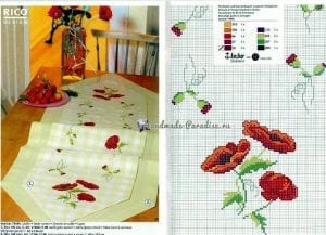 Kanaviçe Gelincik Şablonları - Resim 17