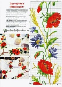 Kanaviçe Gelincik Şablonları - Resim 18