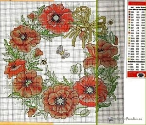 Kanaviçe Gelincik Şablonları - Resim 29