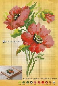 Kanaviçe Gelincik Şablonları - Resim 30
