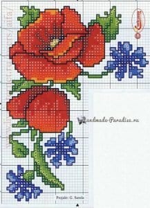 Kanaviçe Gelincik Şablonları - Resim 31