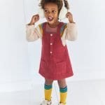 Kız Çocuk Kadife Elbise Dikimi