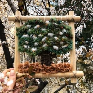 Dokuma Ağaç Modelleri - Dimensional Weaving #woventreehanging 9