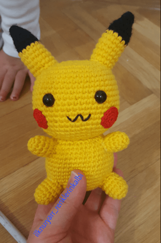 Amigurumi Pikachu Yapımı Türkçe 3 - Mimuu.com