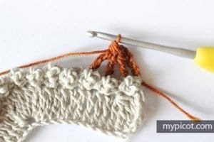Fıstıklı Zikzak Örgü Modeli Yapılışı - Resim 11