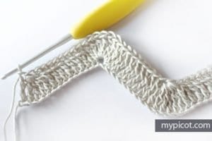 Fıstıklı Zikzak Örgü Modeli Yapılışı - Resim 4