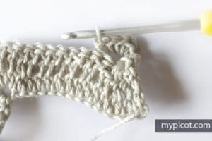 Fıstıklı Zikzak Örgü Modeli Yapılışı - Resim 6