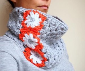 Motifli Örgü Atkı Modelleri - Resim 24